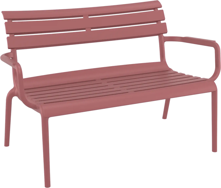 Siesta Paris 2 Seat Bench (Available in Black, White, Anthracite, Taupe, Olive Green & Marsala)
