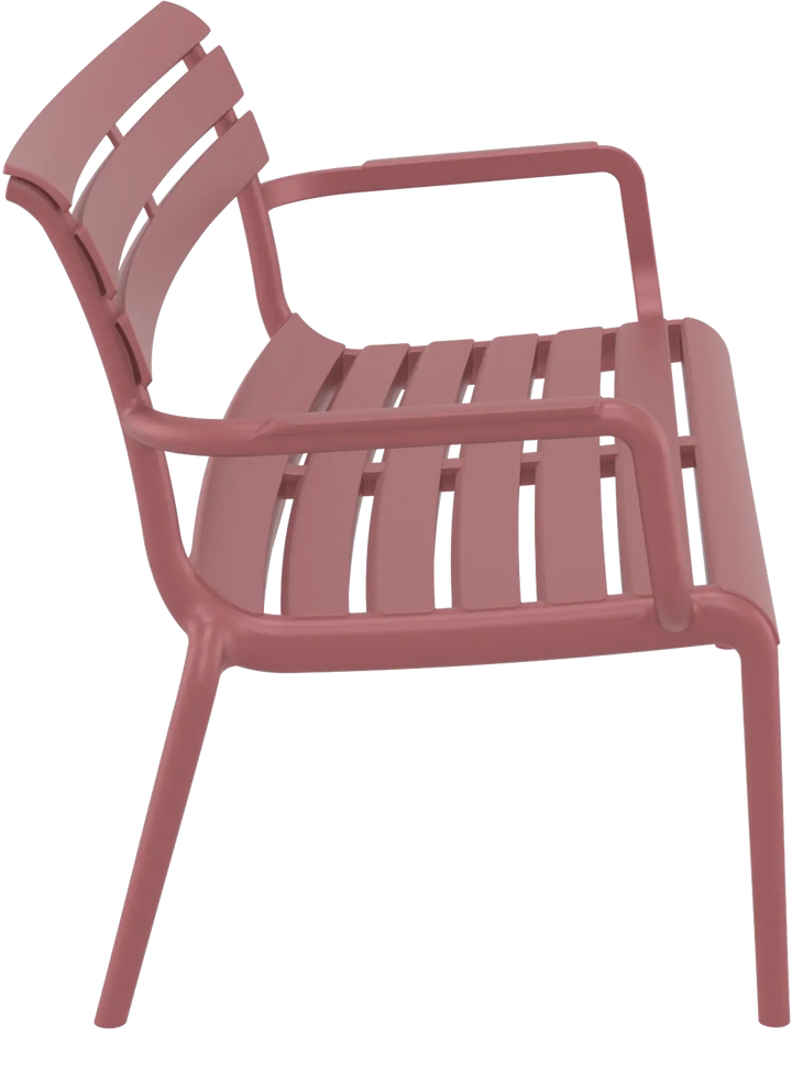 Siesta Paris 2 Seat Bench (Available in Black, White, Anthracite, Taupe, Olive Green & Marsala)