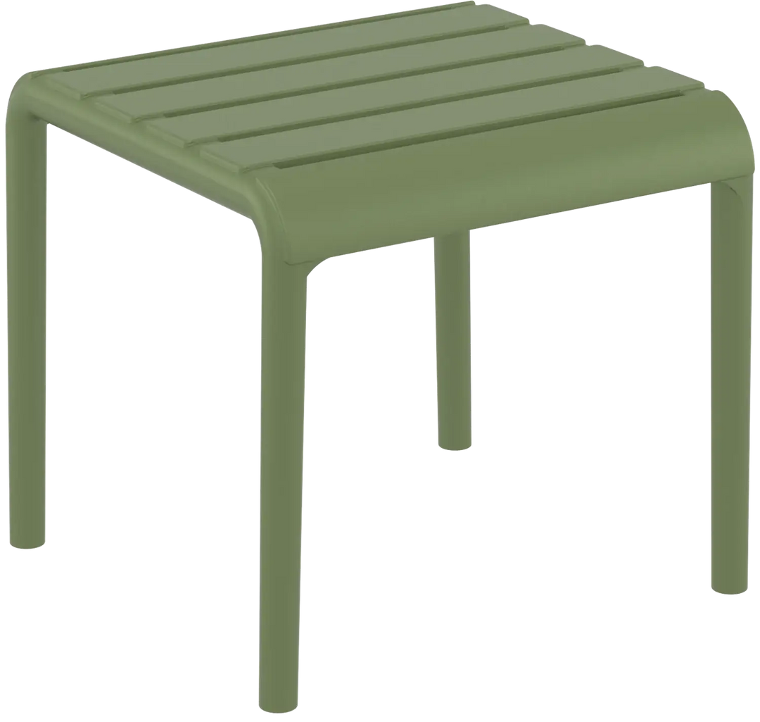 Siesta Paris Side Table/Footrest (Available in Black, White, Anthracite, Taupe, Olive Green & Marsala)