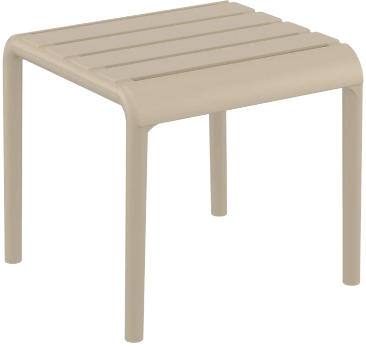 Siesta Paris Side Table/Footrest (Available in Black, White, Anthracite, Taupe, Olive Green & Marsala)