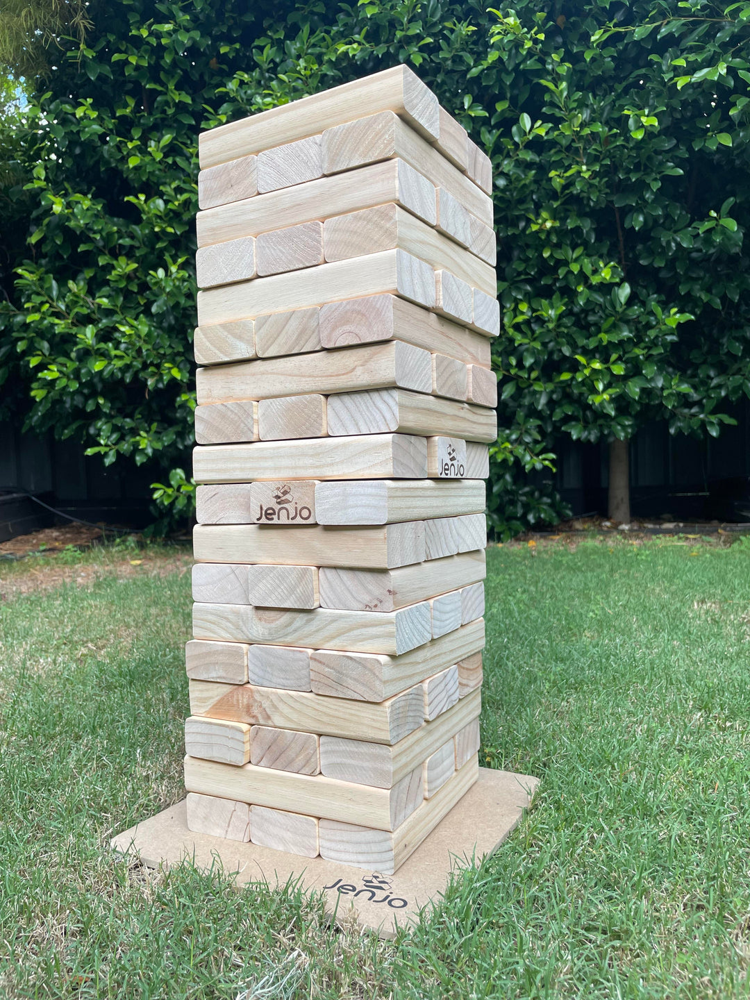 54 Piece Outdoor Giant Jenjo Wooden Block Game 54cm