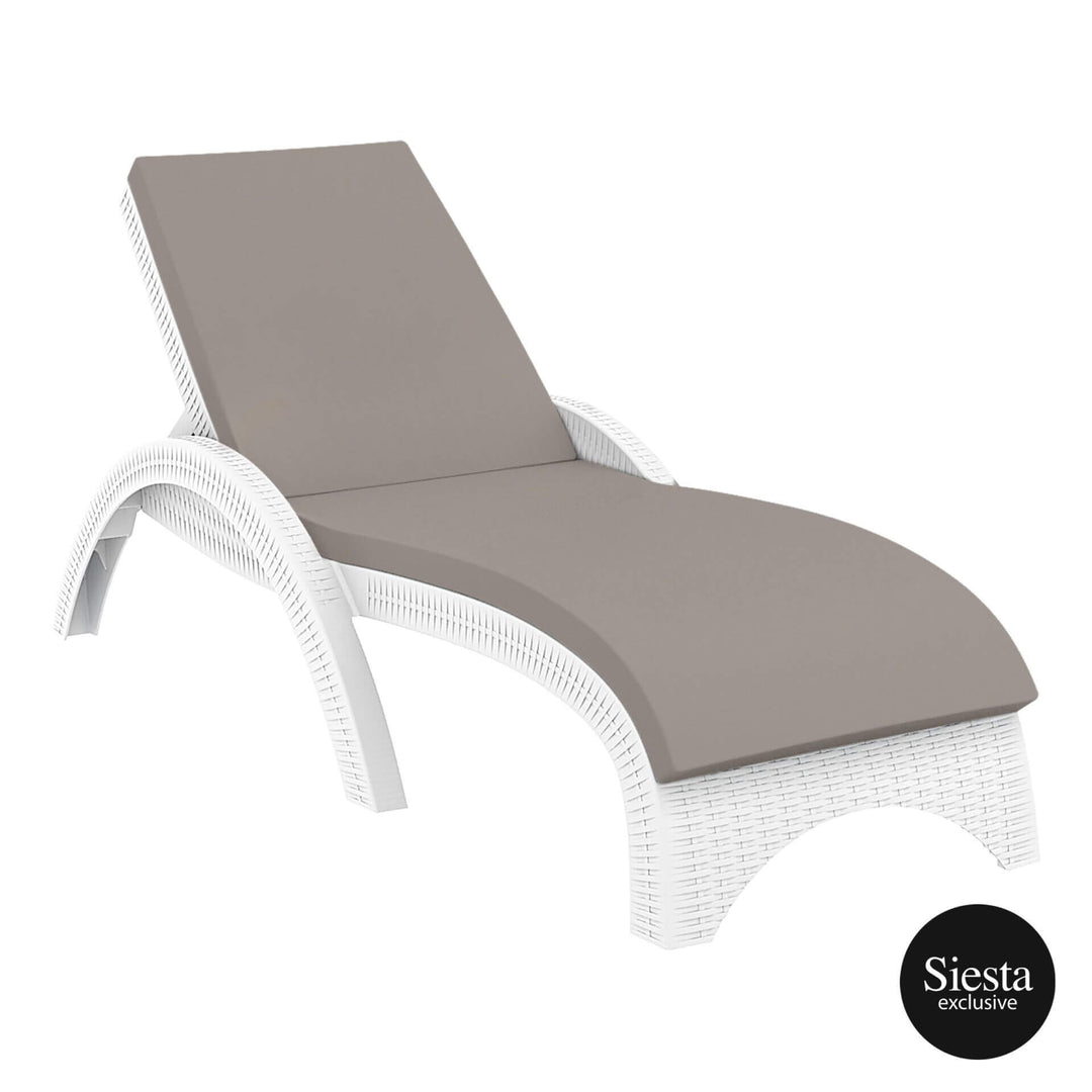 Fiji Sunlounger (Available in White, Chocolate & Anthracite)