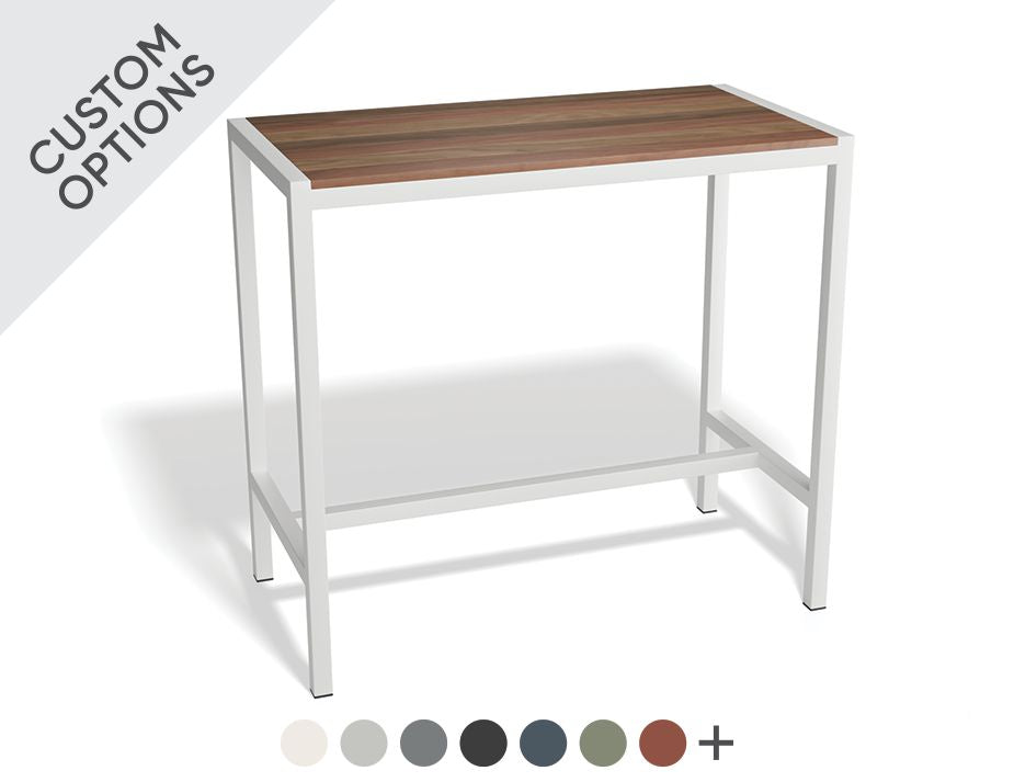 Level Moonah Outdoor High Bar Table - Spotted Gum (Custom Made)