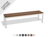 Cape Outdoor Bench Seat - Spotted Gum (Avail in 1300mm to 2600mm) - Custom Made