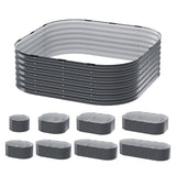 Greenfingers 9-in-1 Modular Raised Garden Bed - Galvanised