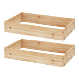 Greenfingers 150x90x30cm Garden Bed - Wooden