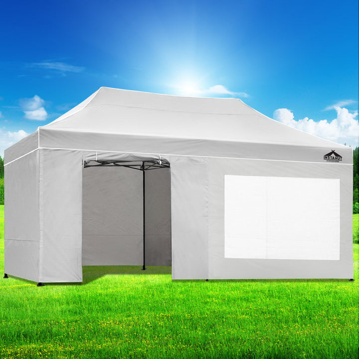 Instahut Pop Up Gazebo / Marquee 3m x 6m - White
