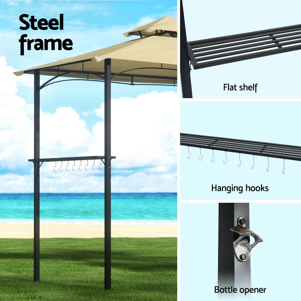 Instahut Gazeb0 / BBQ & Grill Shelter -Beige