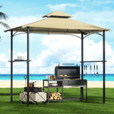 Instahut Gazebo / BBQ & Grill Shelter -Beige
