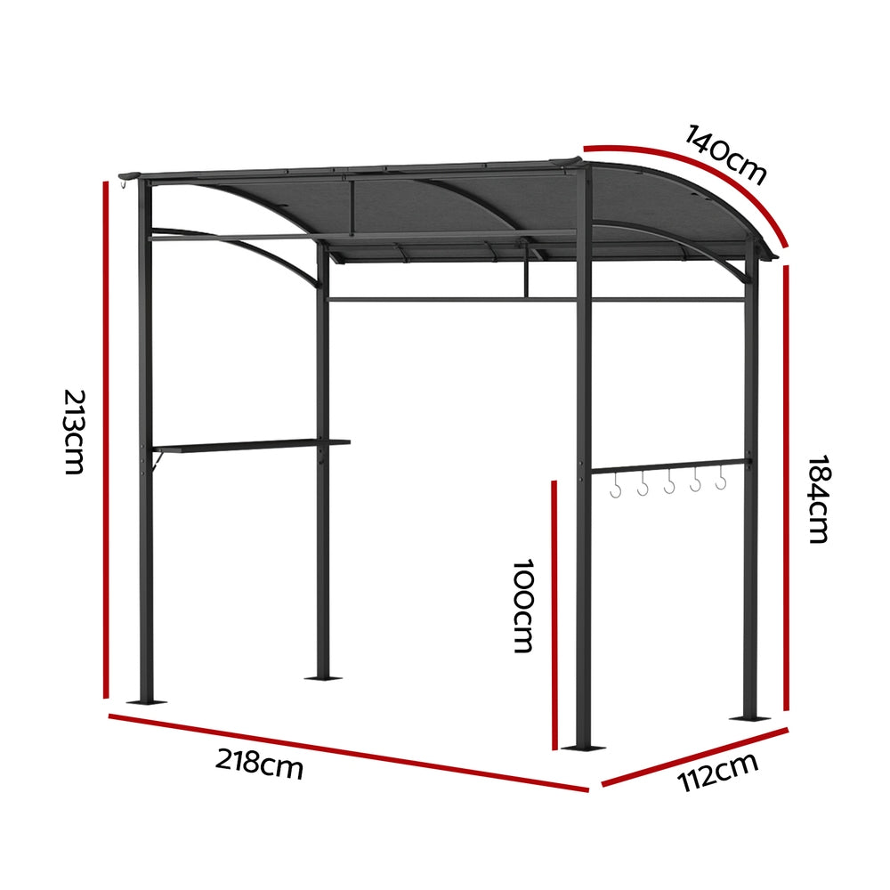 Instahut Gazebo / BBQ Grill Shelter - Grey