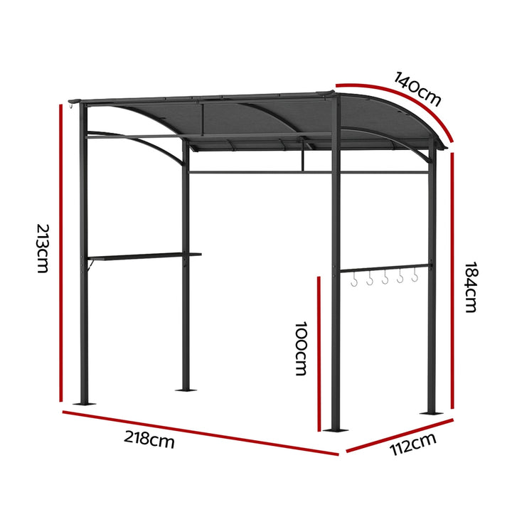 Instahut Gazebo / BBQ Grill Shelter - Grey