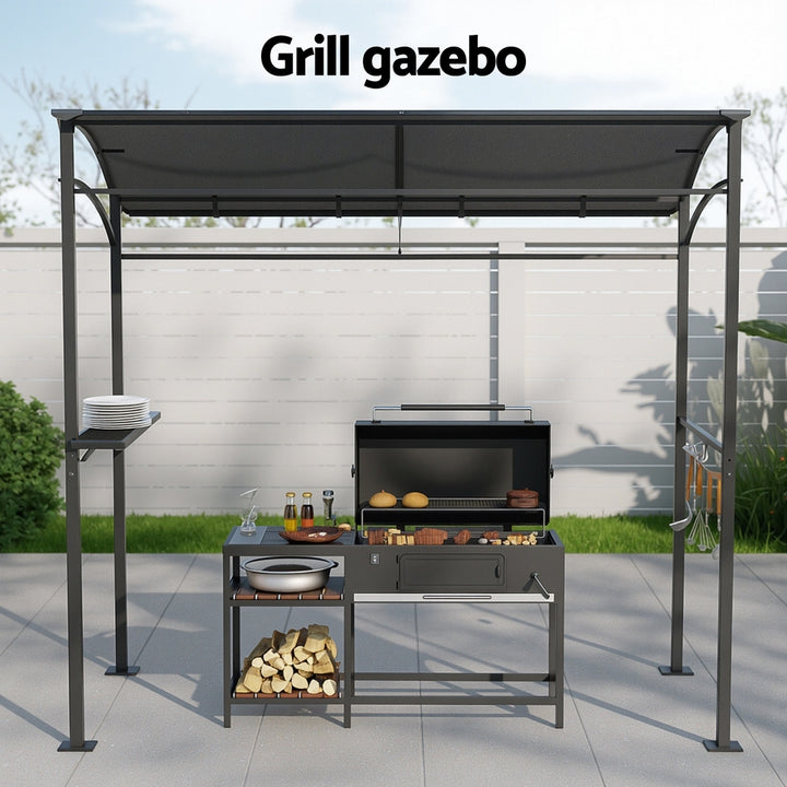 Instahut Gazebo / BBQ Grill Shelter - Grey