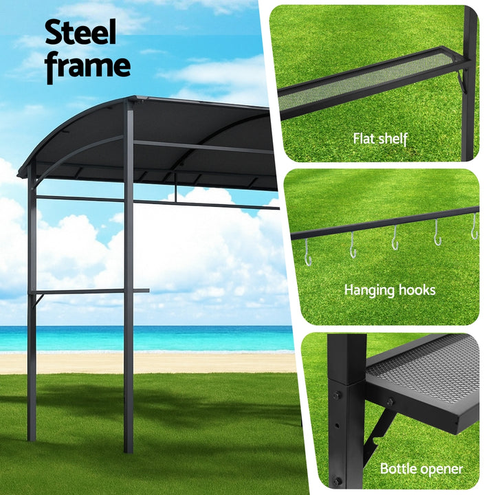 Instahut Gazebo / BBQ Grill Shelter - Grey