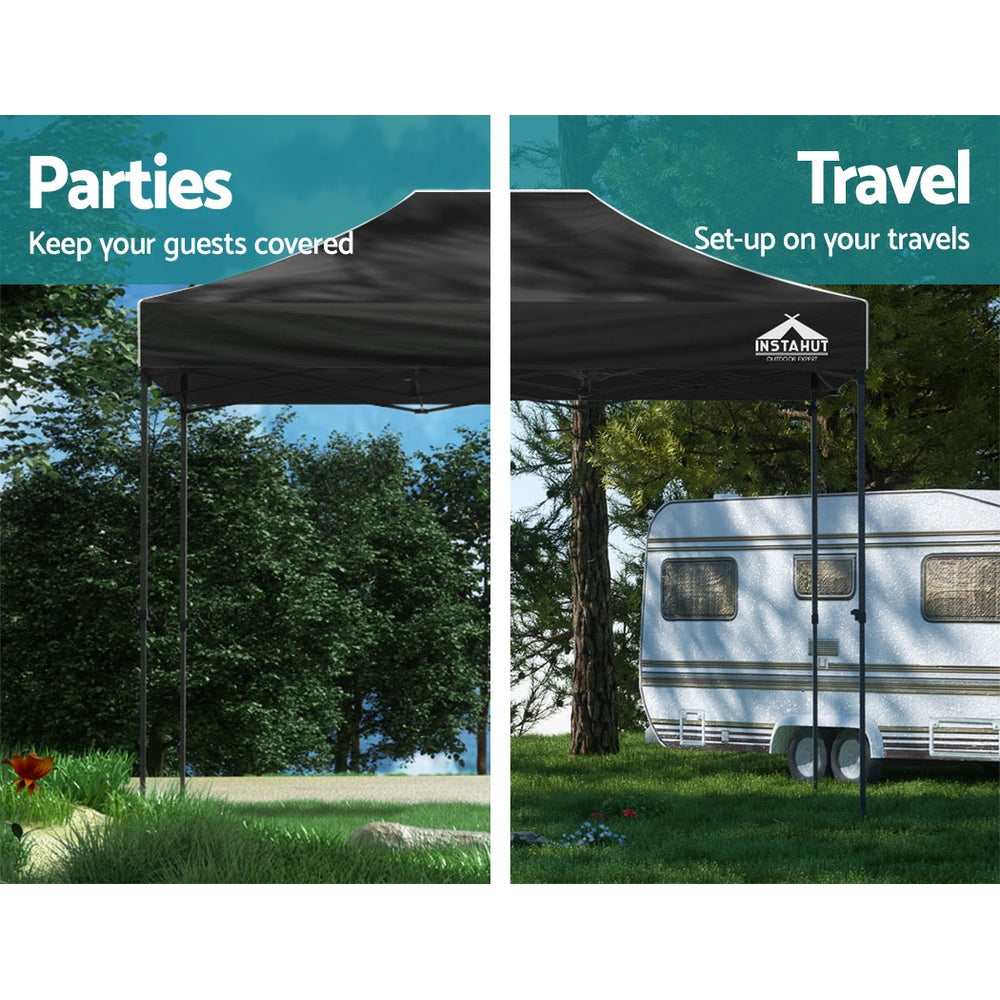 Instahut 3m x 4.5m Pop Up Gazebo - Folding - Navy