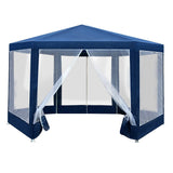 Instahut 2m x 2m Marquee / Gazebo - Mesh Wall - Navy