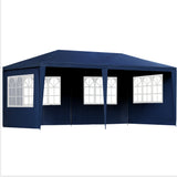 Instahut 3m x 6m Marquee with Side Wall (6 Panels) - Blue