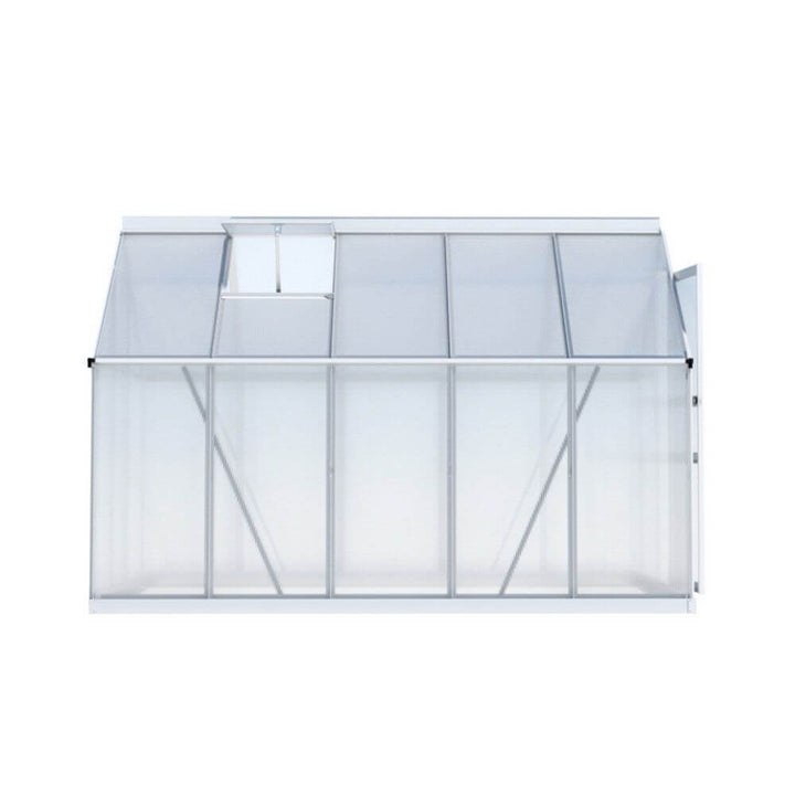Green Fingers Greenhouse Aluminium Polycarbonate Premium Garden Storage Shed 3.1Mx1.9Mx2.0M