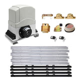 LockMaster Electric Sliding Gate Opener Kit - with Keypad / Remotes - 1200kg / 4m Rails