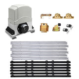LockMaster Electric Sliding Gate Opener Kit with Remotes -  1200kg / 6m Rails