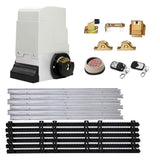 LockMaster Electric Sliding Gate Opener  Kit - with Keypad / Remotes - 1800kg / 6M Rails