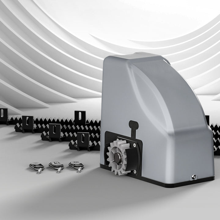 Lockmaster Automatic Sliding Gate Opener Kit - 4M / 800KG