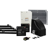 Lockmaster Automatic Sliding Gate Opener Kit - 40W Full Solar / Electric - 4M / 600kg