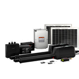 Lockmaster Dual Swing Automatic Gate Opener Kit - Electric / Solar Powered (20W) - 600kg / 10m