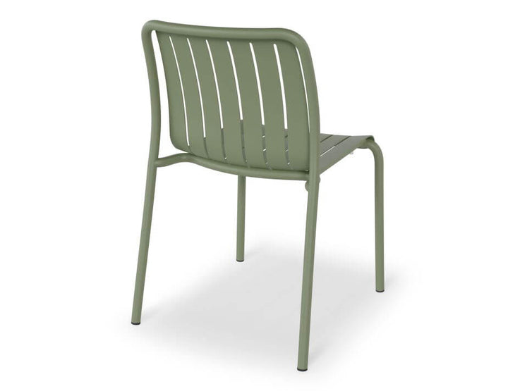 Roku Outdoor Dining Chair - No Cushion (Avail in Eucalyptus Green, White & Charcoal)
