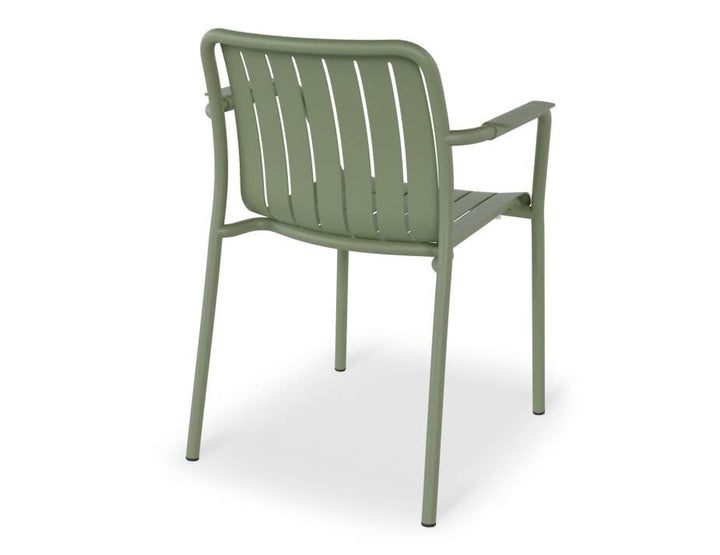 Roku Outdoor Armchair - No Cushion (Avail in Eucalyptus Green, White & Charcoal)