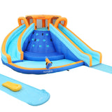 AirMyFun Inflatable Double Water Slide & Water Park with Double Slide & Climbing Wall - 4.65m x 3.9m