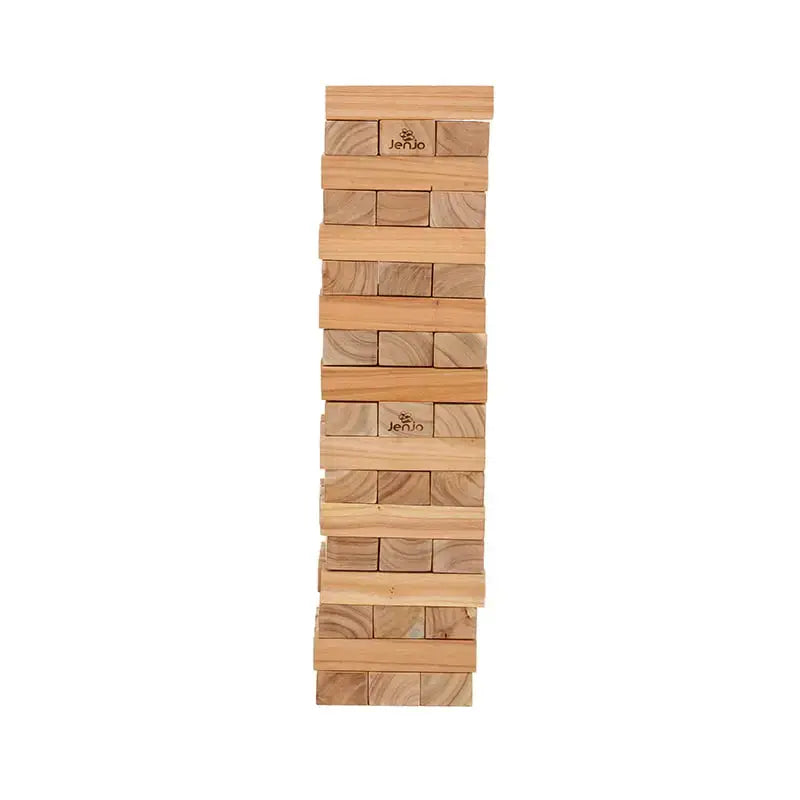 54 Piece Outdoor Giant Jenjo Wooden Block Game 81cm
