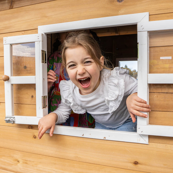 Archie Elevated Cubby House with 1.8m Slide - Lifespan Kids