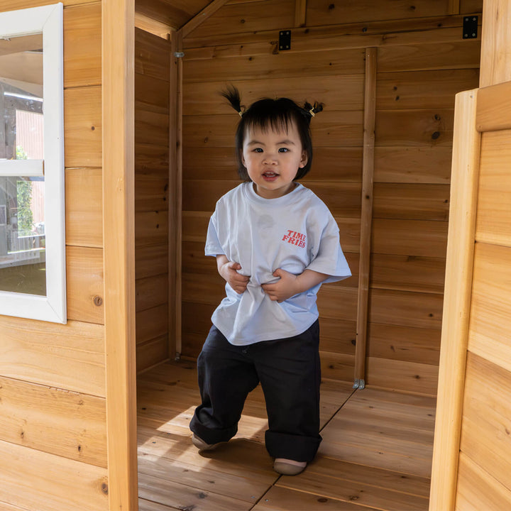 Archie Elevated Cubby House with 1.8m Slide - Lifespan Kids