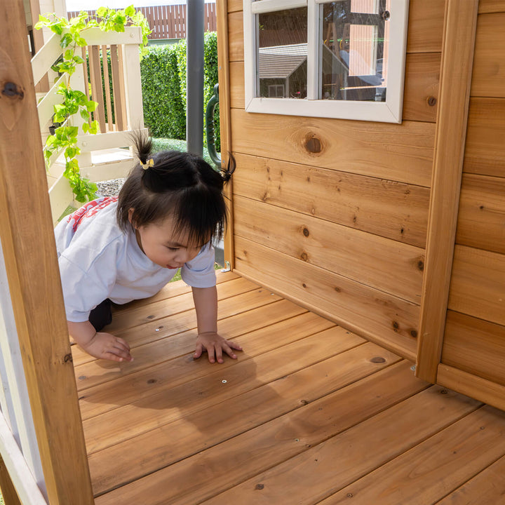 Archie Elevated Cubby House with 1.8m Slide - Lifespan Kids