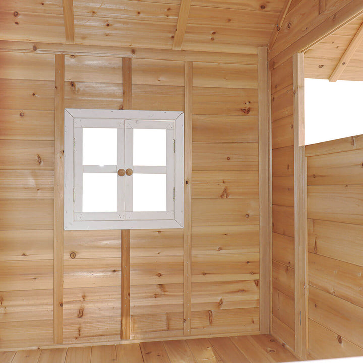 Archie Elevated Cubby House with 1.8m Slide - Lifespan Kids