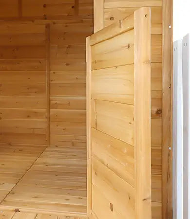 Archie Elevated Cubby House with Green Slide - Lifespan Kids