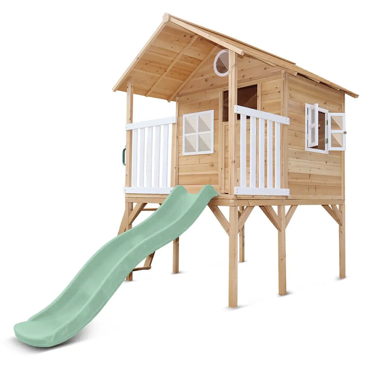 Archie Elevated Cubby House with 1.8m Slide - Lifespan Kids