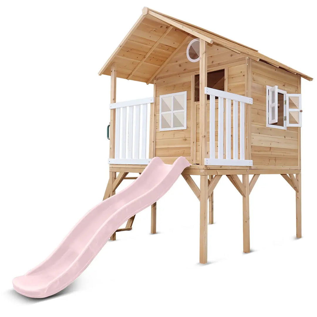Archie Elevated Cubby House with 1.8m Slide - Lifespan Kids