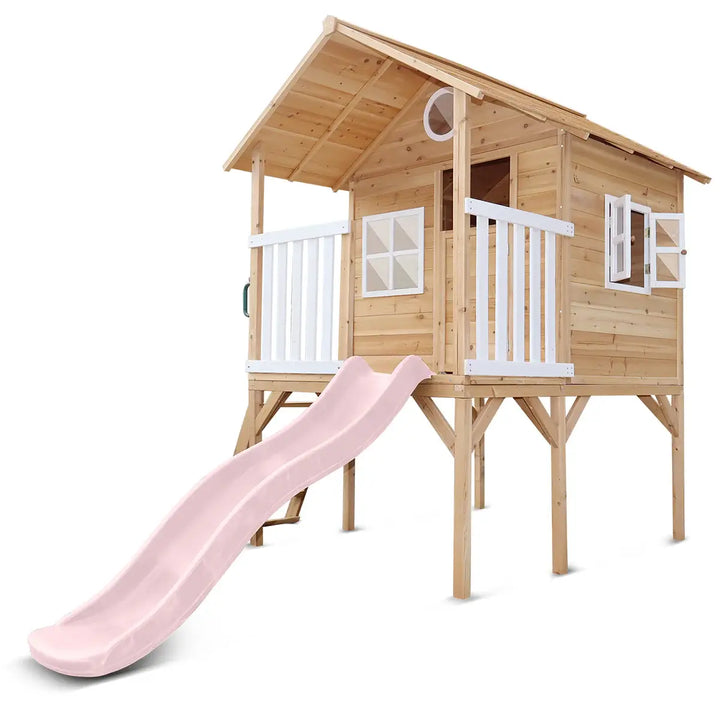 Archie Elevated Cubby House with 1.8m Slide - Lifespan Kids
