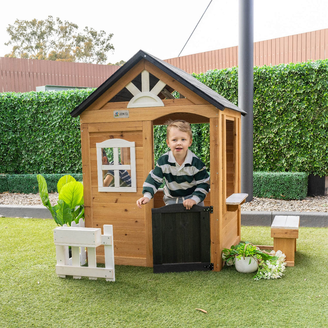 Bilby Cubby House in Natural Timber - Lifespan Kids