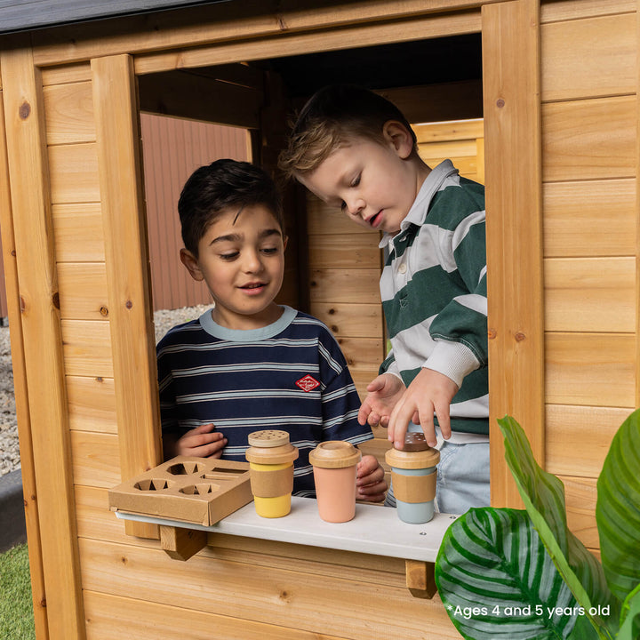Bilby Cubby House in Natural Timber - Lifespan Kids