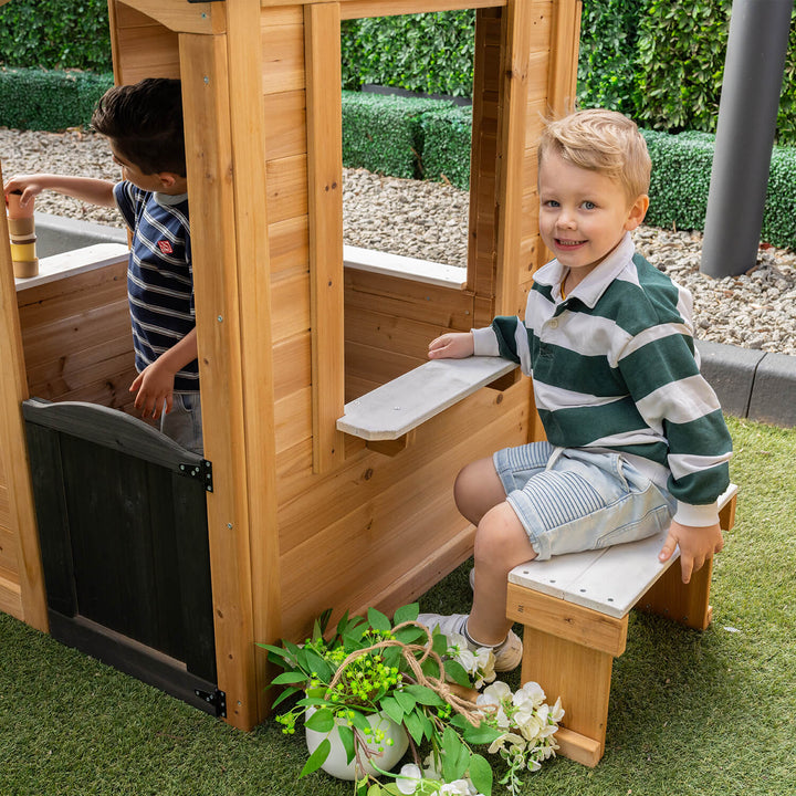 Bilby Cubby House in Natural Timber - Lifespan Kids