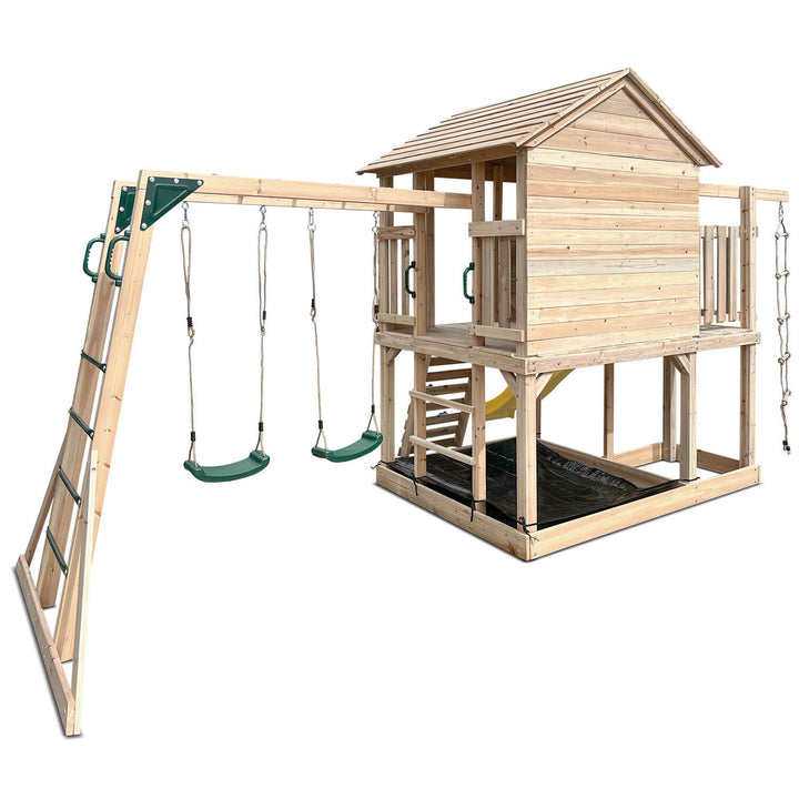 Kingston Elevated Cubby House with Slide - by Lifespan Kids
