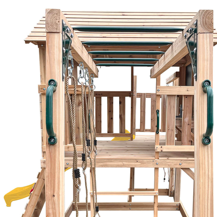 Kingston Elevated Cubby House with Slide - by Lifespan Kids