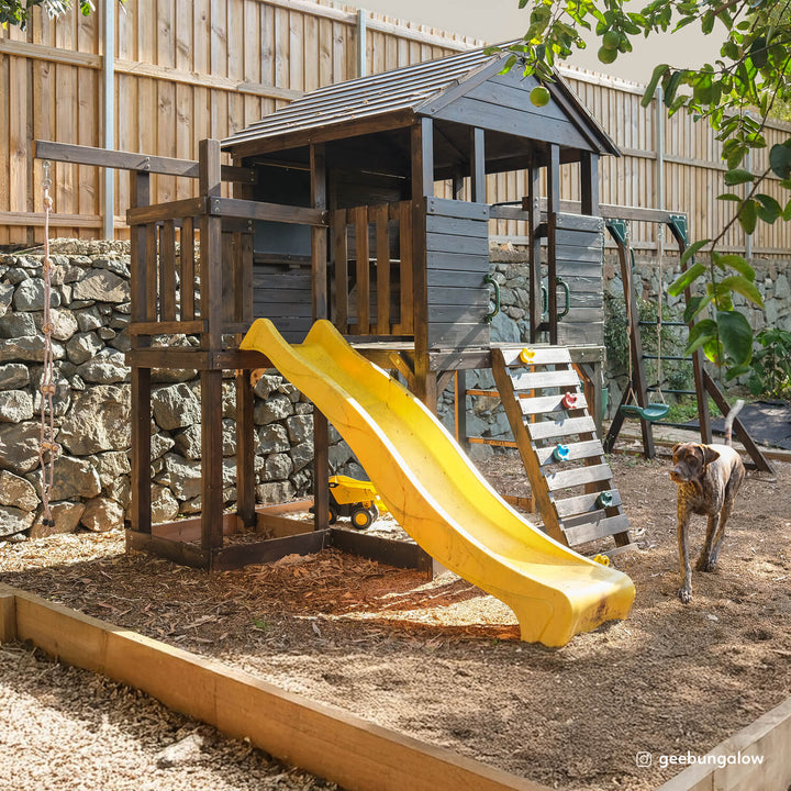 Kingston Elevated Cubby House with Slide - by Lifespan Kids