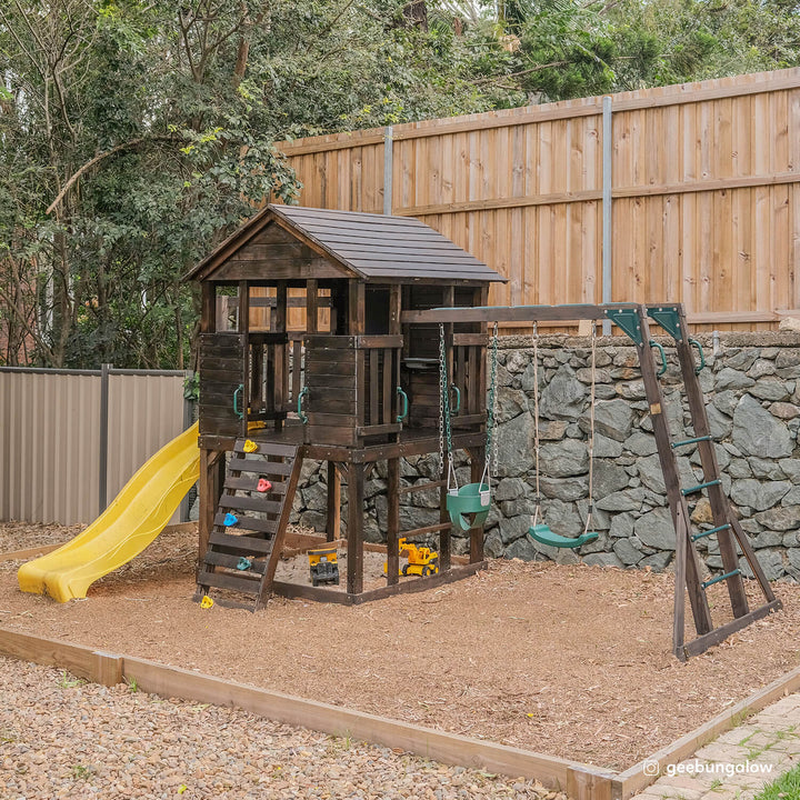 Kingston Elevated Cubby House with Slide - by Lifespan Kids