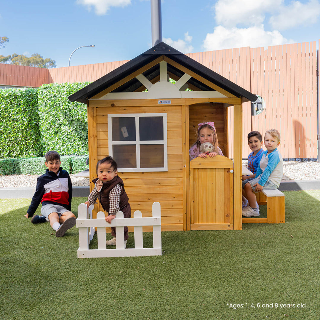 Kids Maple Cubby House Set - Lifespan Kids