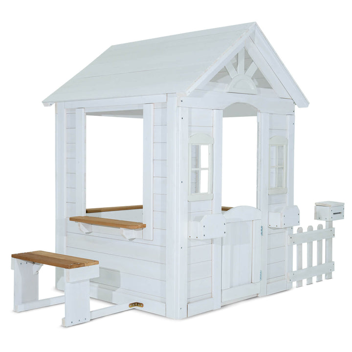 Kids Teddy V2 Cubby House White - Lifespan Kids