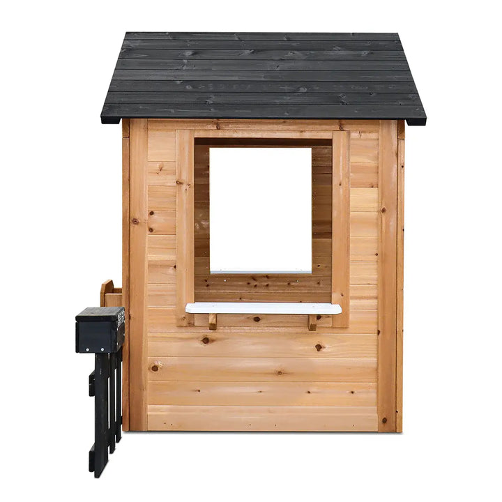 Kids Teddy V3 Cubby House Natural Timber - Lifespan Kids