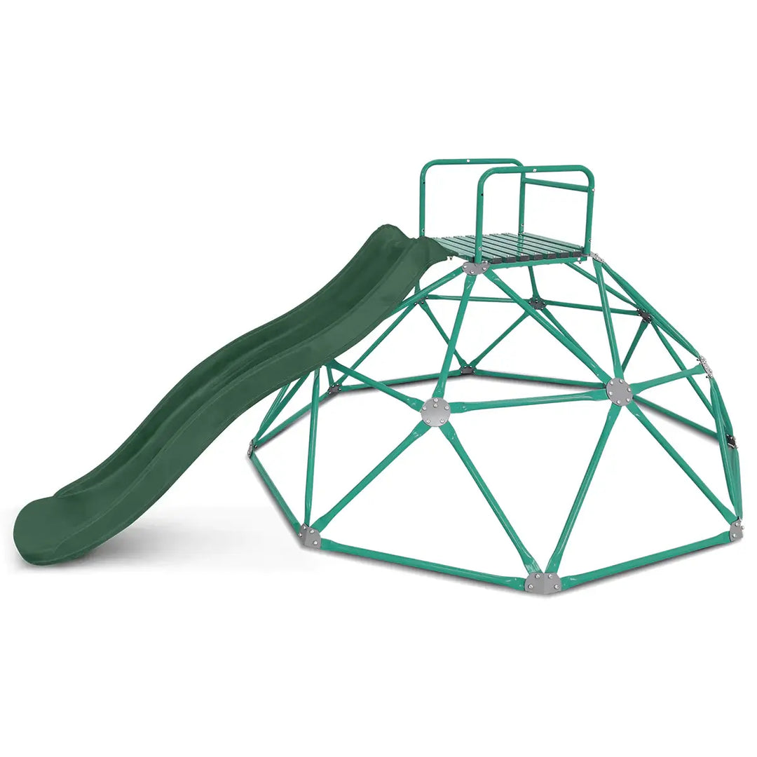 Summit 2.0m Dome Climber + 1.8m Slide (Green, Blue or Yellow) - Lifespan Kids